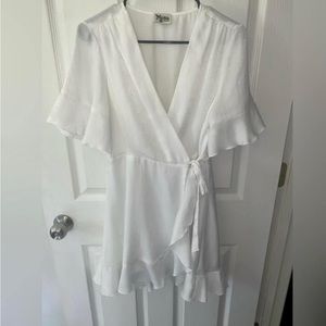 White Show Me Your Mumu wrap dress